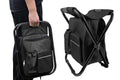 Portable Cooler Stool Multi-Function Folding Fishing Chair - Black