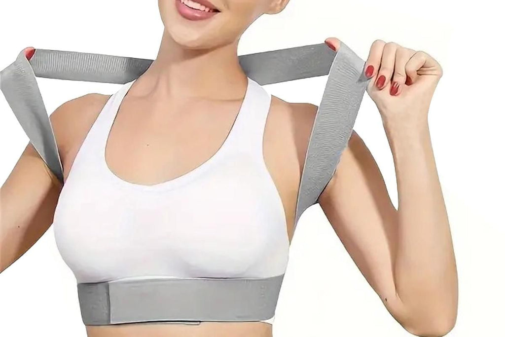 Posture Corrector for Women Adjustable Back Brace For Clavicle Shoulder Support and Providing Neck Shoulder -S