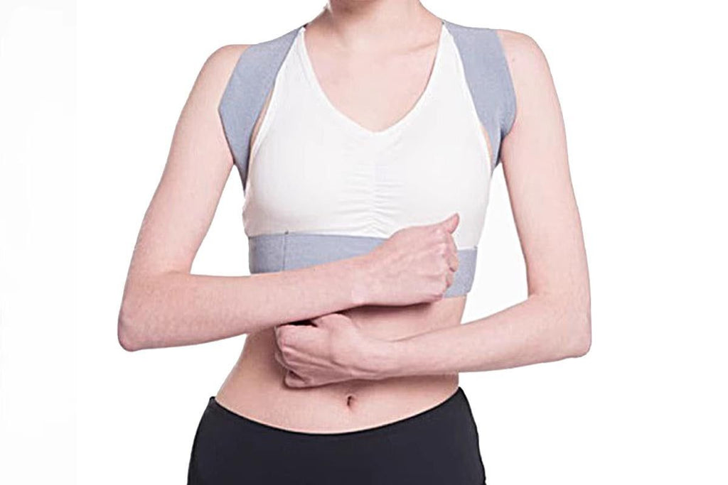 Posture Corrector for Women Adjustable Back Brace For Clavicle Shoulder Support and Providing Neck Shoulder -M