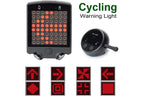 USB Rechargeable Bike Tail Light Smart Bicycle Turn Signal Lights