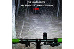 Bike Light Set Rechargeable LED Bicycle Lights Waterproof Headlight Front Rear