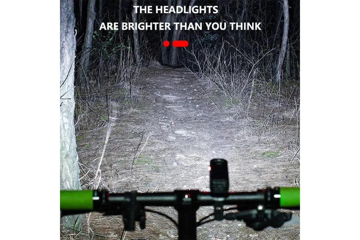 Bike Light Set Rechargeable LED Bicycle Lights Waterproof Headlight Front Rear