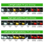 Gym Lamp for Posing,7th Gear Dimming,Portable Magnet LED Flashlight with Hook