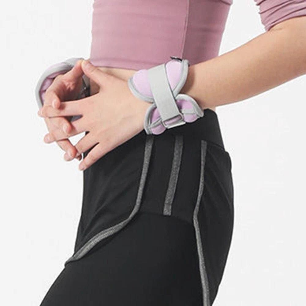 1KG Adjustable Ankle Weights Wrist Weight Bracelet Fitness Equipment Training 1 Pair