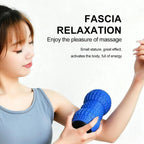 Rechargeable Electric Massage Roller Vibrating Silicone Yoga Ball Muscle Relief