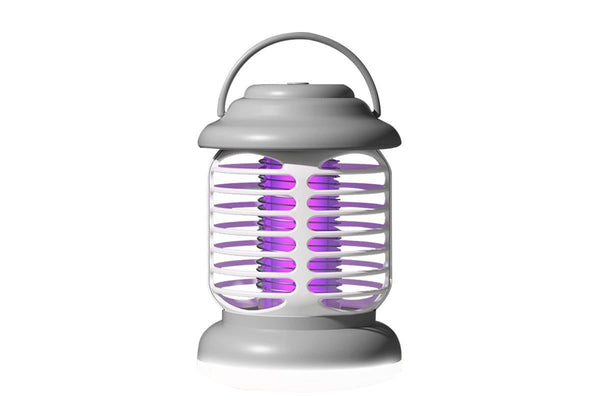 Portable Electric Mosquito Zapper Killer Lamp Trap for Indoor and Outdoor -Grey