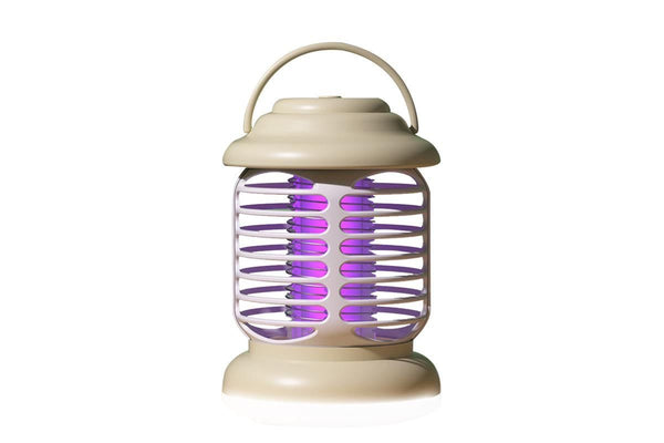 Portable Electric Mosquito Zapper Killer Lamp Trap for Indoor and Outdoor -khaki