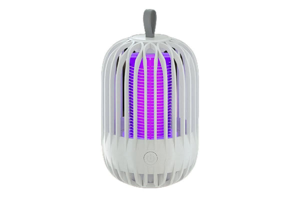 USB Electric Mosquito Killer Lamp Mosquito Zapper Trap Bug Zapper lectric Fly Traps Insect Pest Control for Home, Backyard, Patio, Camping, Fishing (White)