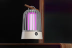 Electric Mosquito Killer Lamp Insect Catcher Fly Bug Zapper Trap LED Purple Lamp Mozzie -Grey