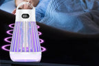 Electric Zapper Portable Rechargeable Mosquito Killer Lamp Trap -White
