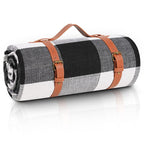 Outdoor Picnic Blanket Waterproof Mat Extra Wide Camping Tent Ground Sheet for Hiking and Outdoor Activities - Sky Blue L