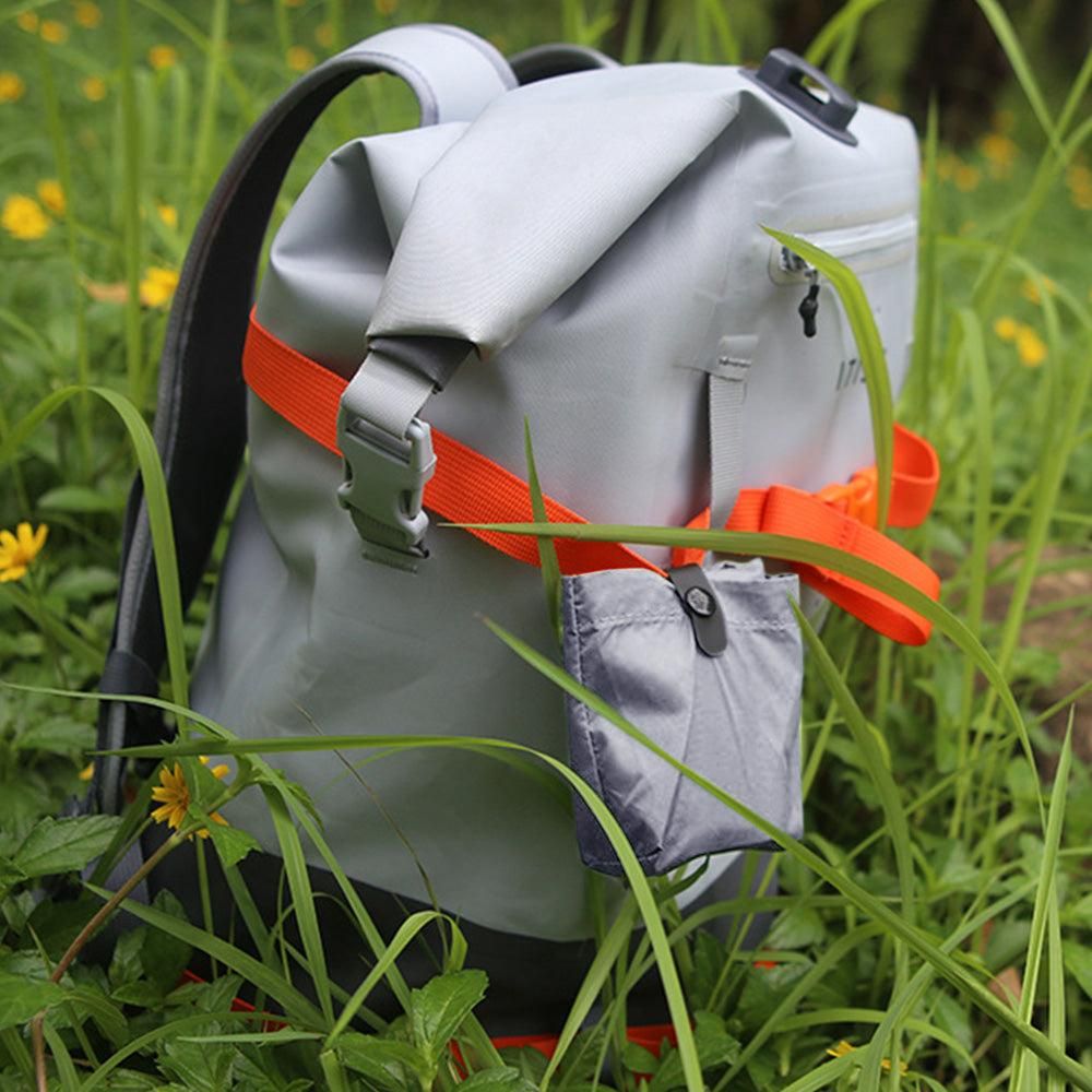 Foldable Inflatable Camping Seat Cushion Portable Seat Pad for Travel Outdoors Grey