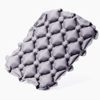 Foldable Inflatable Camping Seat Cushion Portable Seat Pad for Travel Outdoors Grey