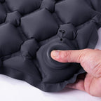 Foldable Inflatable Camping Seat Cushion Portable Seat Pad for Travel Outdoors Black