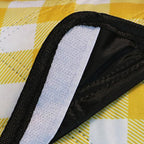 Foldable Picnic Mat Water-resistant Soft Camping Blanket Beach Outdoor Mat Yellow S