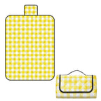 Foldable Picnic Mat Water-resistant Soft Camping Blanket Beach Outdoor Mat Yellow L