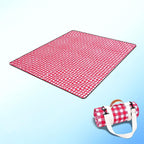 Waterproof Picnic Blanket Beach Outdoor Camping Mat Large Foldable Red