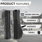 Bicycle Grips Mountain Bike 1 Pair Including Installation Tools Ergonomic - Green Gripps Handlebar Grips Tape & Pads