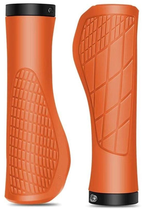 1 Pair Bicycle Handlebar Grips Mountain Bike with Installation Tools - Cyan