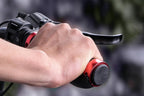 Cycling Lock-On MTB Ergonomic Mountain Bike Rubber Grips Bicycle Handlebar - Red