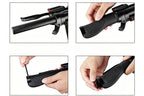 Cycling Lock-On MTB Ergonomic Mountain Bike Rubber Grips Bicycle Handlebar - Black