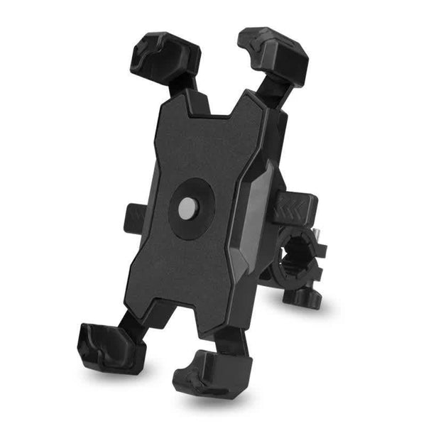 Adjustable 360 Rotation Bicycle Handlebar Secure Grip Phone Mount - Black