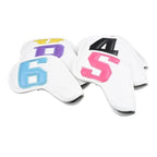 10PcSet Golf Iron Covers Golf Club Head Covers Wedges 4 - 9
