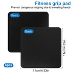 10Pcs Gym Workout Lifting Grips for Men & Women Pull up Weightlifting Hand Grips No Sweaty Hands - Black
