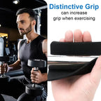 10Pcs Gym Workout Lifting Grips for Men & Women Pull up Weightlifting Hand Grips No Sweaty Hands - Black