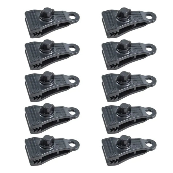 10Pcs Tarp Clips for Lock Grip Tarp, Pool Cover, Tents