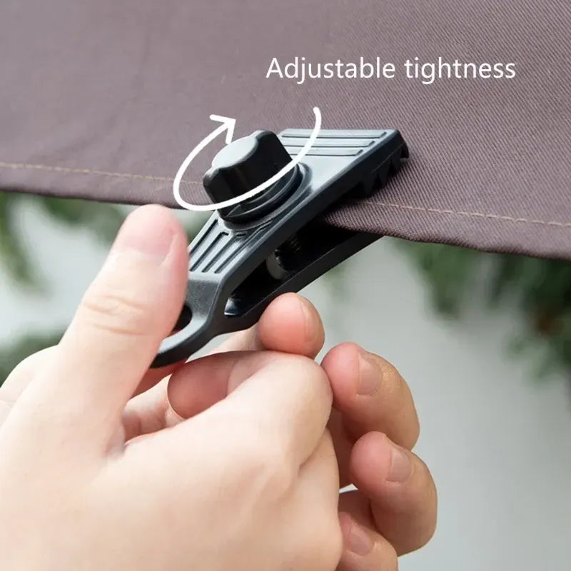10Pcs Tarp Clips Lock Grip Tarp Clamps Pool Cover Clips Tent Fasteners Holder for Awnings Outdoor Camping