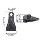10Pcs Tarp Clips Lock Grip Tarp Clamps Pool Cover Clips Tent Fasteners Holder for Awnings Outdoor Camping