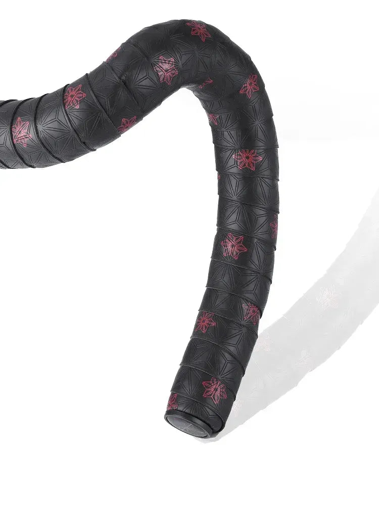 Road Bike Handlebar Tape AntiSlip Shock AntiVibration Durable - Star Red