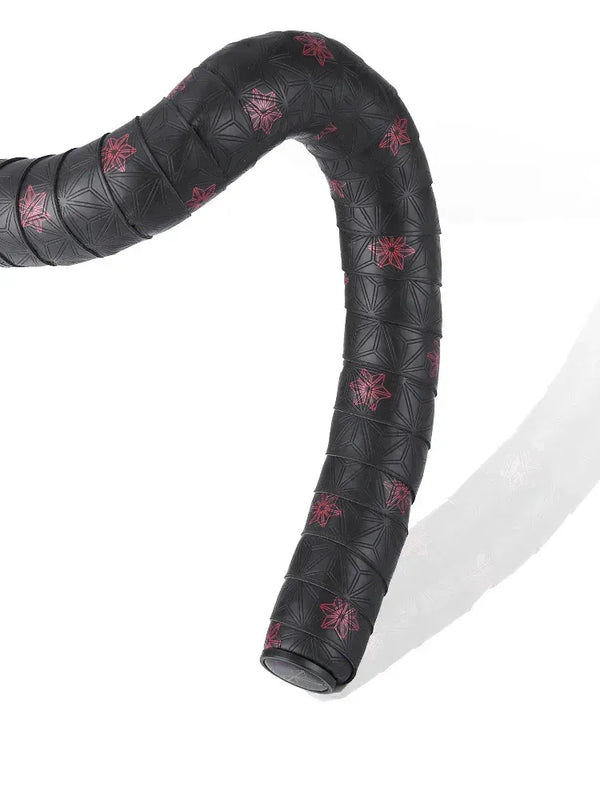 AntiSlip AntiVibration Durable Road Bike Handlebar Tape - Star Red