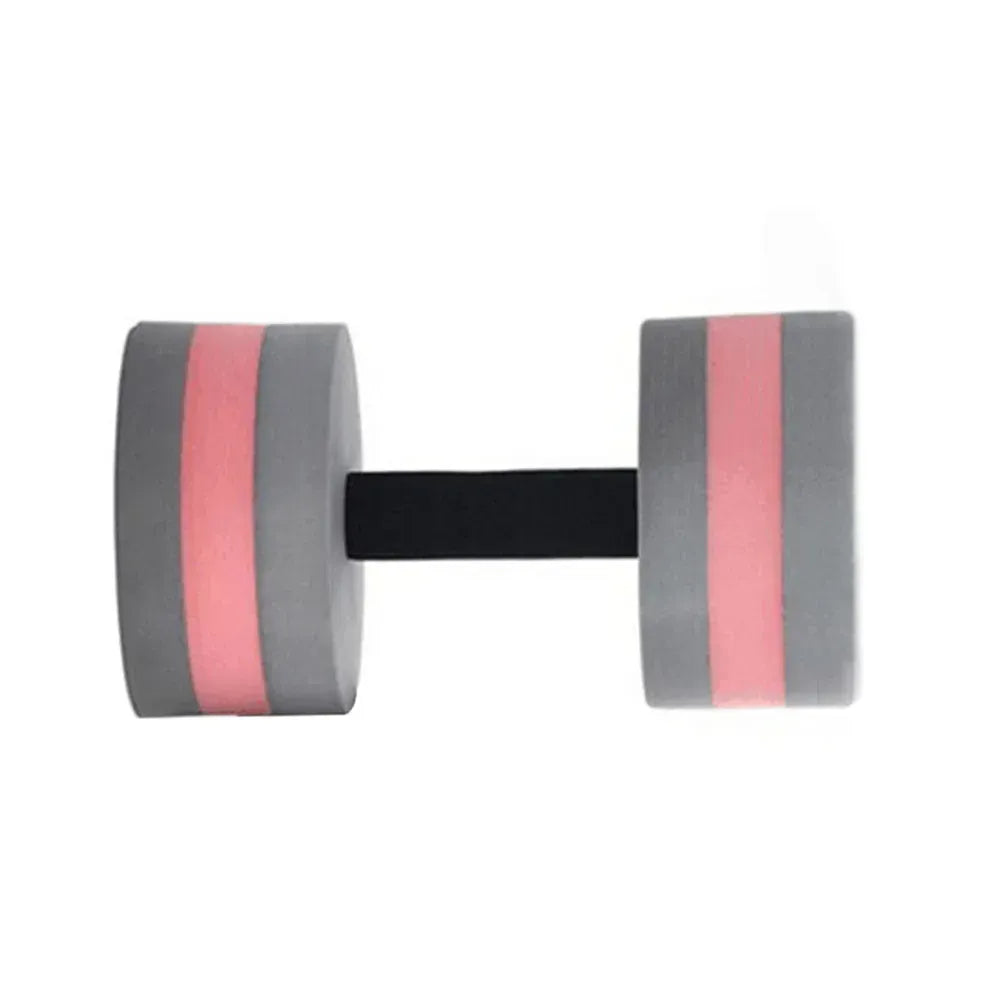 1PC Water Dumbbells EVA Floating Foam Dumbbells Aerobic Exercise Swimming Pool Resistance Fitness Tools - Gray