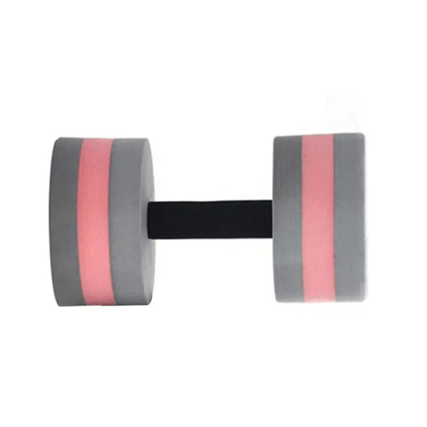 1PC Water Dumbbells EVA Floating Foam Dumbbells Aerobic Exercise Swimming Pool Resistance Fitness Tools - Gray