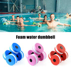 1PC Water Dumbbells EVA Floating Foam Dumbbells Aerobic Exercise Swimming Pool Resistance Fitness Tools - Gray