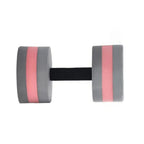 1PC Water Dumbbells EVA Floating Foam Dumbbells Aerobic Exercise Swimming Pool Resistance Fitness Tools - Gray