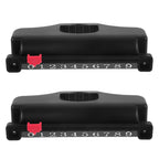 2Pcs Air Hockey Ice Hockey Table Scorekeepers Field Accessories Plastic Goal Counters Scoring Boxes - Black