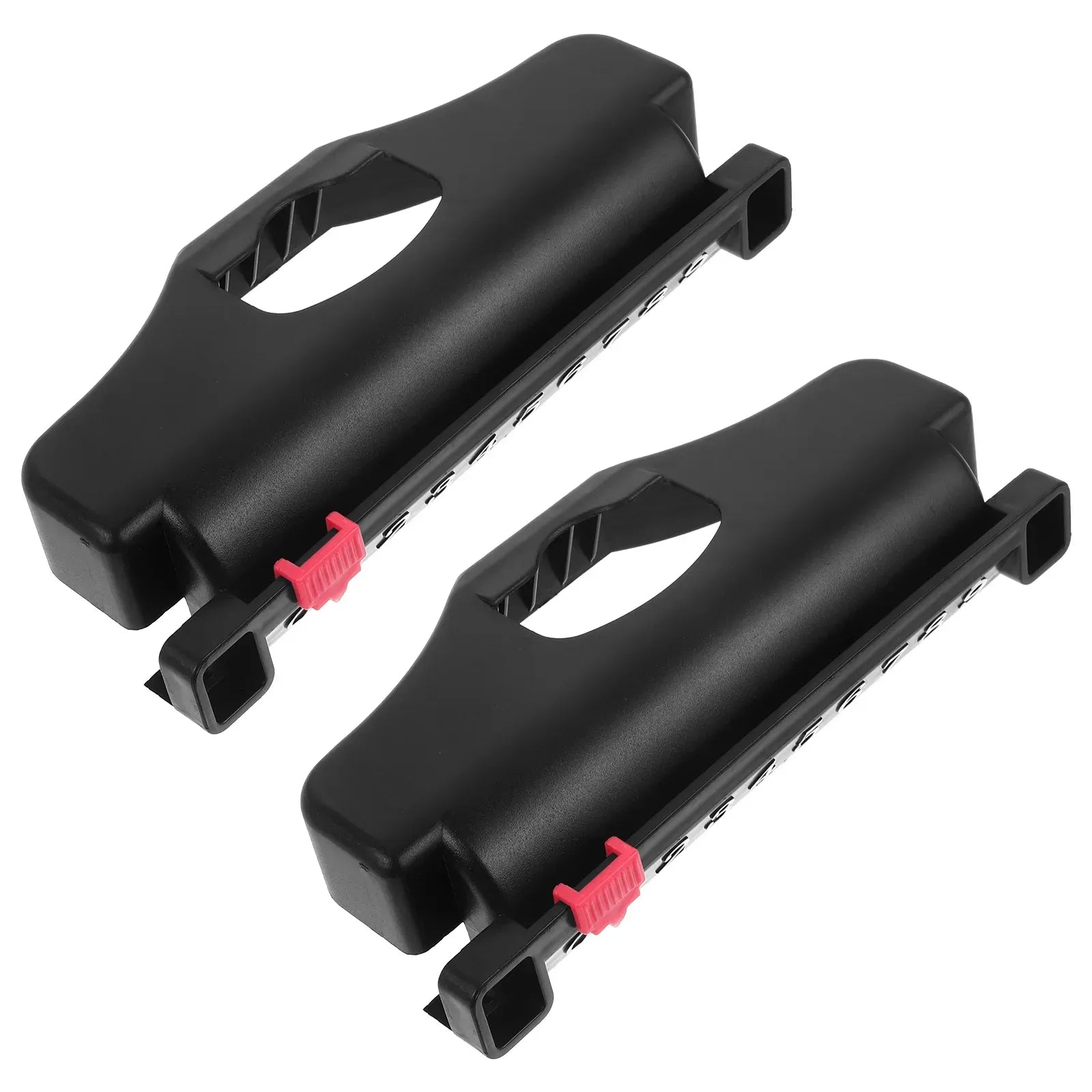 2Pcs Air Hockey Ice Hockey Table Scorekeepers Field Accessories Plastic Goal Counters Scoring Boxes - Black