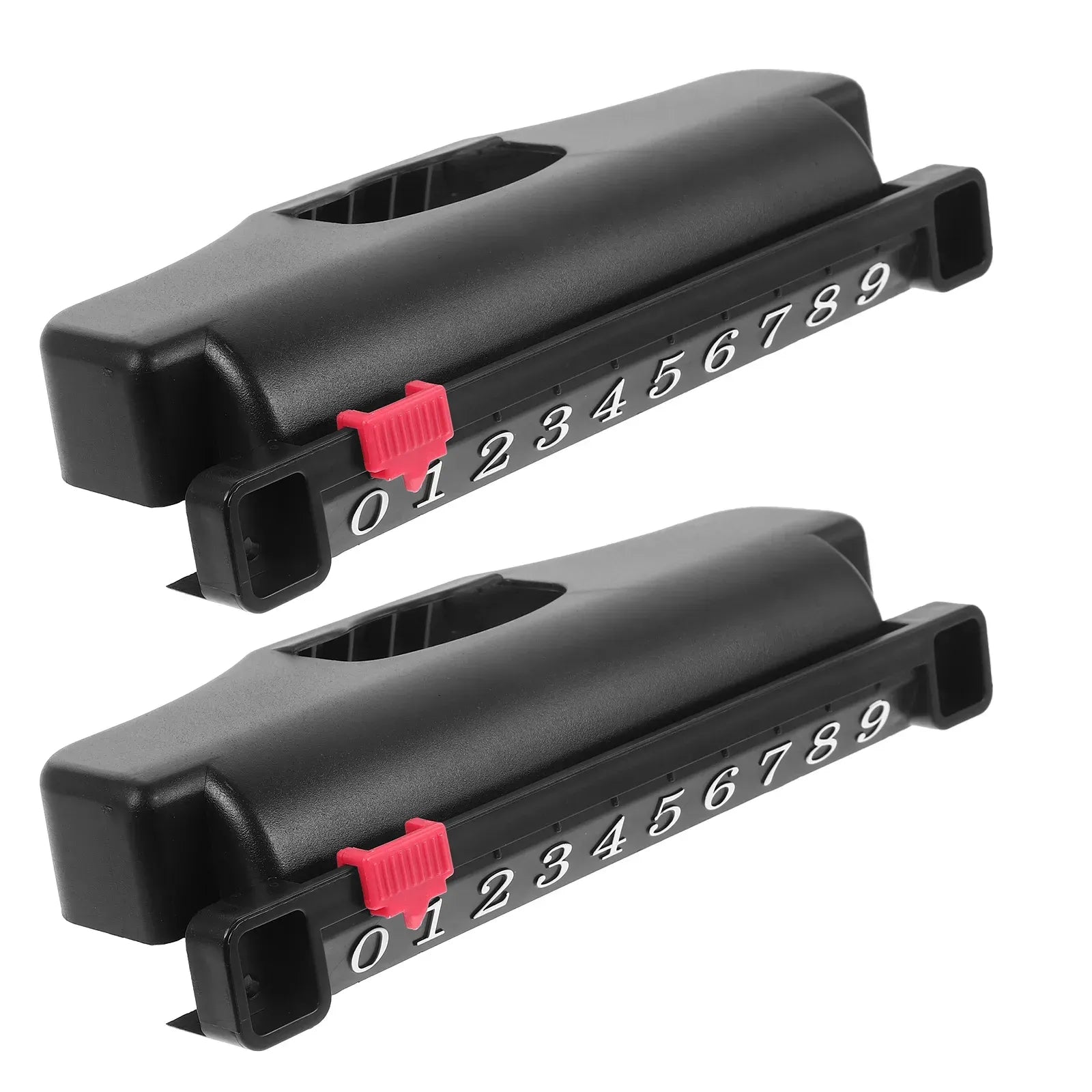 2Pcs Air Hockey Ice Hockey Table Scorekeepers Field Accessories Plastic Goal Counters Scoring Boxes - Black