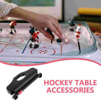 2Pcs Air Hockey Ice Hockey Table Scorekeepers Field Accessories Plastic Goal Counters Scoring Boxes - Black