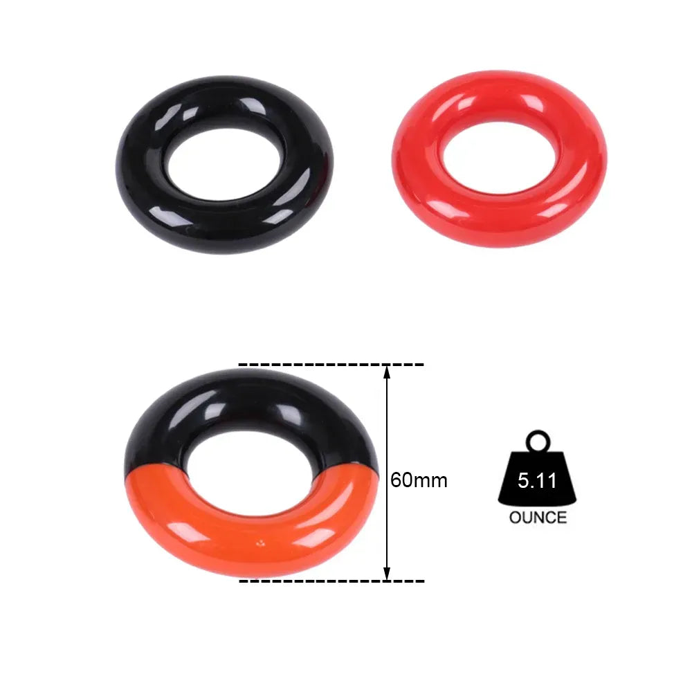 2PCS Golf Swing Trainer Weight Power Swing Ring for Golf Clubs Training Aid - 2pcs Two-Tone