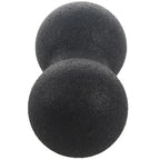 3X Fitness Peanut Massage Ball Fascia Massager Roller Pilates Yoga Gym Exercise Equipment - Black