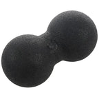 3X Fitness Peanut Massage Ball Fascia Massager Roller Pilates Yoga Gym Exercise Equipment - Black