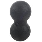 3X Fitness Peanut Massage Ball Fascia Massager Roller Pilates Yoga Gym Exercise Equipment - Black