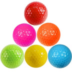 6Pcs Practice Golf Balls For Golfer Gift Golf Accessories for Indoor Outdoor - Pink Gift Ball