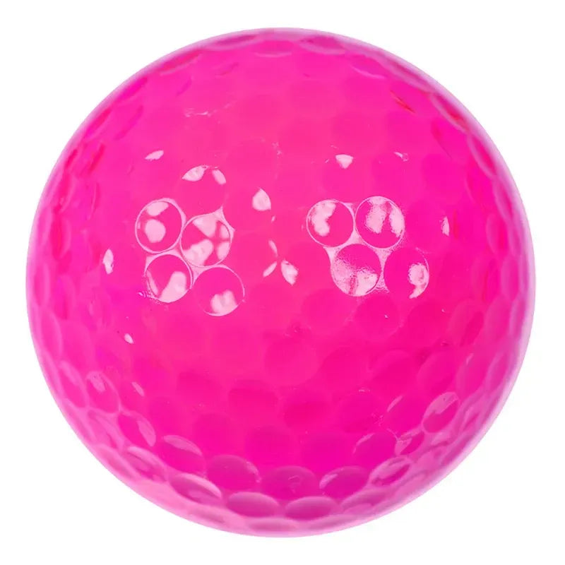 6Pcs Practice Golf Balls For Golfer Gift Golf Accessories for Indoor Outdoor - Pink Gift Ball