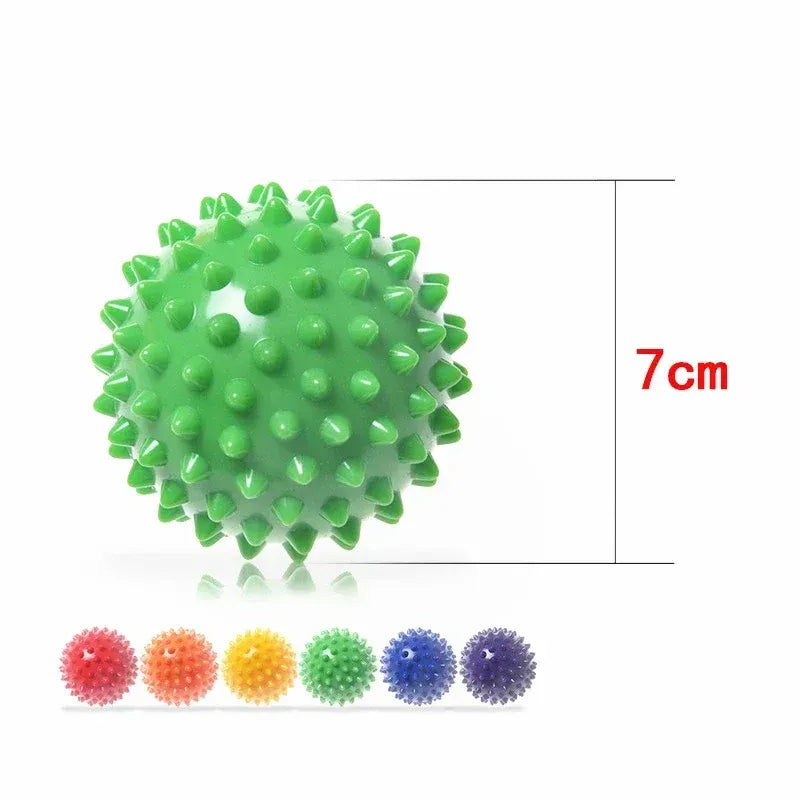 7cm Fitness Physiotherapy PVC Massage Ball Relieve Plantar Fasciitis Portable Body Building Sports Equipment