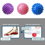 7cm Fitness Physiotherapy PVC Massage Ball Relieve Plantar Fasciitis Portable Body Building Sports Equipment